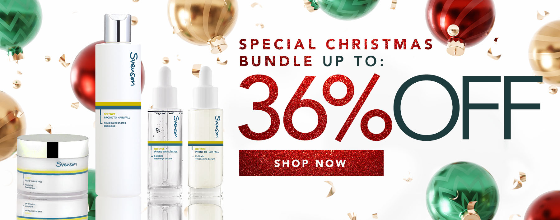 36% OFF our Christmas Hair Sets!